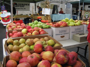 Heirloom apples from Kiyokawa Orchards just some of the selection....
